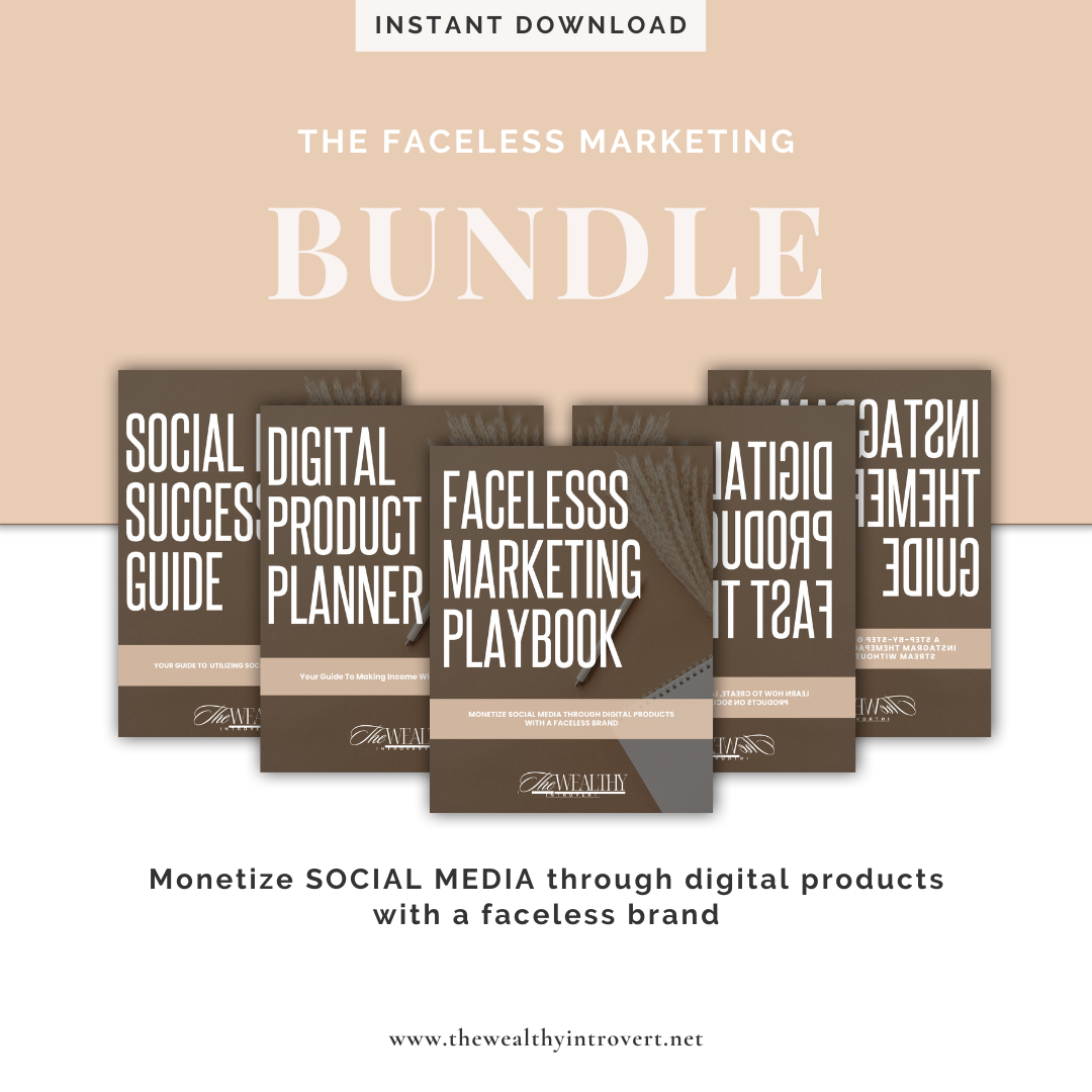 Faceless Digital Marketing Bundle